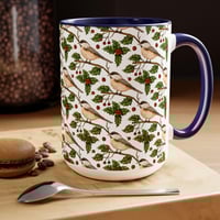 Image 1 of Christmas Two-Tone Coffee Mugs, Christmas Family Gift, Christmas Coffee Mug, Holiday Gift For Mom...
