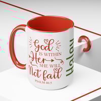 Image 2 of Personalized Christian Coffee Mug, Bible Quote Christmas Gift,  Gift For Christian Coffee Mug, Ho...