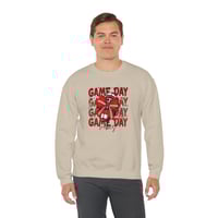 Image 2 of Christmas Sweatshirt, Game Day Vibes Sweater, Holiday Football Sweatshirt,Thanksgiving Shirt For ...