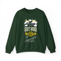 Image 2 of Sleep With God's Word  And Wake Up With Inspiration, Christian Sweater, Inspirational Gift,  Reli...