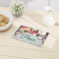 Image 1 of Personalize Glass  Cutting Board, Glass Cutting Board, Bible Quotes, Fruit Of The Spirit, Christm...