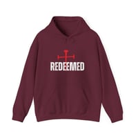 Image 2 of Redeemed Christian Hoodie, Christian Sweatshirt, Jesus Hoodie, Trendy Hoodie, Faith Christmas Swe...