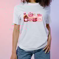 Image 2 of Love T-Shirt, Valentine's Day Shirt, Couples Valentine's Day Shirt, Love Shirt, Cute Coffee Shirt...