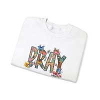 Image 5 of Christmas Sweatshirt, Pray Christmas Sweatshirt, Christian Sweater For Her,  Religious l Christia...