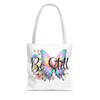 Image 5 of Christian Tote Bag, Be Still And KnowTote, Christian Tote, Bible Quotes, Christian Gift, Pastor A...
