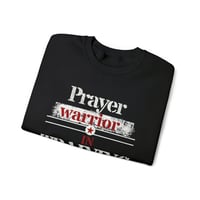 Image 4 of Prayer Warrior In Training Christian Sweater, Inspirational Sweatshirt,  Trendy Religious Apparel...