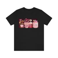 Image 4 of Love T-Shirt, Valentine's Day Shirt, Couples Valentine's Day Shirt, Love Shirt, Cute Coffee Shirt...