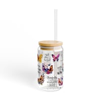 Image 7 of Personalized  Name Tumbler, Christian Affirmation Tumbler, Flower Bible Tumbler For Christian, Ch...