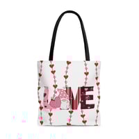 Image 2 of Love Valentine's Day Tote Bag, Valentine's Day Gift For Her, Valentine's Day Gift, Women Cute AOP...