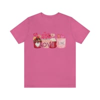 Image 5 of Love T-Shirt, Valentine's Day Shirt, Couples Valentine's Day Shirt, Love Shirt, Cute Coffee Shirt...