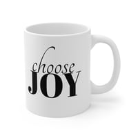 Image 4 of Choose Joy Ceramic Coffee Mug, Positive Coffee Mug, Inspirational Tea Cup, Motivational Gift, Enc...