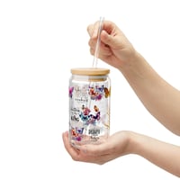Image 8 of Personalized  Name Tumbler, Christian Affirmation Tumbler, Flower Bible Tumbler For Christian, Ch...