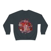 Image 5 of Love Vibes Sweatshirt, Valentine's Day Sweater, Valentine's Day Gift, Valentine's Day, Gift for M...