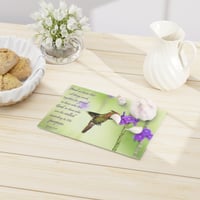 Image 2 of Bible Quote Personalized Glass Cutting Board, Scripture Cutting Board, Christian Gift Idea, Chris...