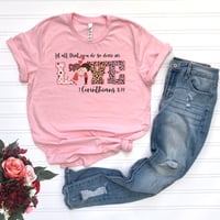 Image 1 of Love Valentine's Day Shirt, Women Valentine's Day Shirt, Gift For Her, Bridesmaid Unisex Jersey S...