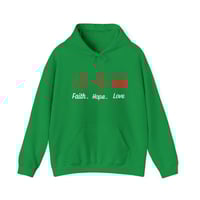 Image 3 of Faith Hope Love Christian Hoodie, Christian Sweatshirt, Jesus Hoodie, Trendy Hoodie, Faith Christ...