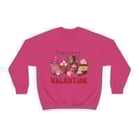 Image 5 of Coffee Is My Valentine Sweatshirt, Valentine's Day Sweater, Valentine's Day Gift, Gift for Mom, W...