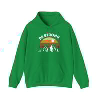 Image 3 of Be Strong And Courageous Christian Hoodie, Christian Sweatshirt, Jesus Hoodie, Trendy Hoodie, Fai...