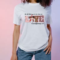 Image 2 of Love Valentine's Day Shirt, Women Valentine's Day Shirt, Gift For Her, Bridesmaid Unisex Jersey S...