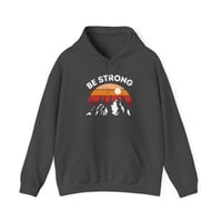 Image 4 of Be Strong And Courageous Christian Hoodie, Christian Sweatshirt, Jesus Hoodie, Trendy Hoodie, Fai...
