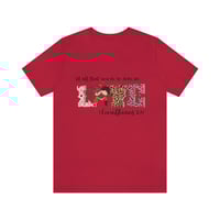 Image 4 of Love Valentine's Day Shirt, Women Valentine's Day Shirt, Gift For Her, Bridesmaid Unisex Jersey S...
