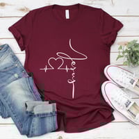 Image 1 of Jesus T-Shirt, Bible Quote Shirt, Christian Shirt,  Religious Shirt, Christian Apparel, Christian...