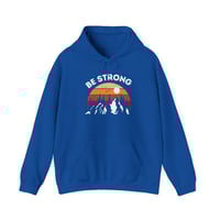 Image 5 of Be Strong And Courageous Christian Hoodie, Christian Sweatshirt, Jesus Hoodie, Trendy Hoodie, Fai...
