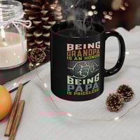 Image 4 of Father's Day Mug, Being A Grandpa Is An Honor, Being A Papa Is Priceless Mug, Gift For Dad, 11oz ...