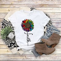 Image 1 of Christian Tee, Faith T-shirt, Bible Shirt, Christian Shirt, Religious Shirt, Christian Apparel, C...