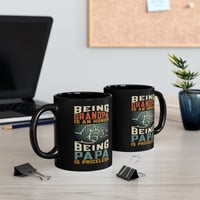 Image 5 of Father's Day Mug, Being A Grandpa Is An Honor, Being A Papa Is Priceless Mug, Gift For Dad, 11oz ...