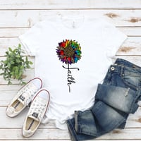 Image 2 of Christian Tee, Faith T-shirt, Bible Shirt, Christian Shirt, Religious Shirt, Christian Apparel, C...