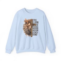 Image 2 of Lion Of Judah With Inspiration, Christian Sweater, Inspirational Gift, Religious Shirt, Faith Swe...