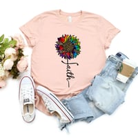 Image 3 of Christian Tee, Faith T-shirt, Bible Shirt, Christian Shirt, Religious Shirt, Christian Apparel, C...