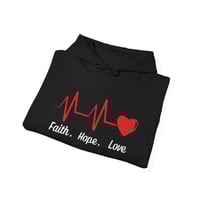 Image 8 of Faith Hope Love Christian Hoodie, Christian Sweatshirt, Jesus Hoodie, Trendy Hoodie, Faith Christ...