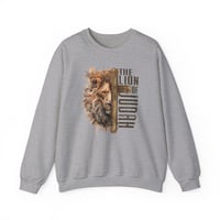 Image 3 of Lion Of Judah With Inspiration, Christian Sweater, Inspirational Gift, Religious Shirt, Faith Swe...