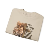 Image 5 of Lion Of Judah With Inspiration, Christian Sweater, Inspirational Gift, Religious Shirt, Faith Swe...