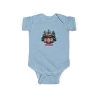 Image 5 of Merry Christmas 2022 Infant Fine Jersey Bodysuit, Christmas Infant Group Bodysuit, Holiday gift Idea