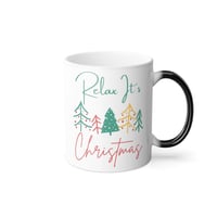 Image 5 of Relax it's Christmas Color Morphing Mug, 11oz