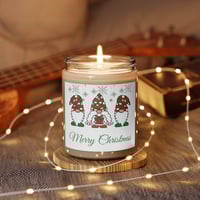 Image 1 of Christmas Gnomes Scented Candle, 9oz, Vanilla, Cinnamon Stick, Christmas Gift Idea, Holiday Gift ...