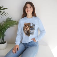Image 8 of Lion Of Judah With Inspiration, Christian Sweater, Inspirational Gift, Religious Shirt, Faith Swe...