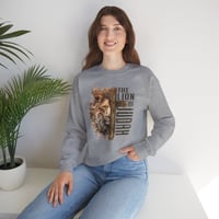 Image 10 of Lion Of Judah With Inspiration, Christian Sweater, Inspirational Gift, Religious Shirt, Faith Swe...