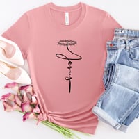 Image 2 of Jesus Easter Christian Shirt. Religious Easter Apparel. Women Easter T-Shirt. Easter Gift For Him...