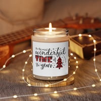 Image 7 of It's The Most Wonderful Of The Year Christmas Cinamon Stick And Vanilla Scented Candle, 9oz Chris...