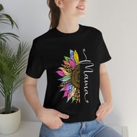 Image 3 of Flower T-Shirt, Mother's Day Gift For Mom Tee, Mama Gift For Mother's Day, Mama T-Shirt, Mother's...