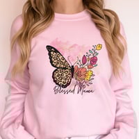 Image 1 of Blessed Mama Sweater, Mother's Day Gift, Women Butterfly Sweater, Mother's Day Mom Gift, Wife Gif...