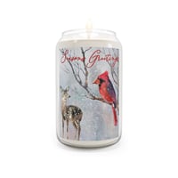 Image 7 of Seasons Greetings Christmas Scented Candle, 13.75oz, Christmas Gift Idea, Comfort Spice, Vanilla ...