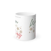 Image 2 of Tis The Season to Be Warm and Cozy, Christmas Mug, Holiday Mug Gift Idea, Gift for Teacher, Gift ...