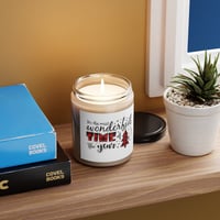 Image 8 of It's The Most Wonderful Of The Year Christmas Cinamon Stick And Vanilla Scented Candle, 9oz Chris...