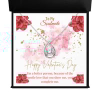 Image 1 of To My Soulmate Necklace, Valentine's Forever Love Necklace, Gift For My Wife, Gift For Girlfriend...