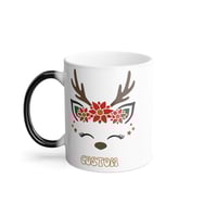 Image 5 of Reindeer Graphic Color Morphing Mug, 11oz